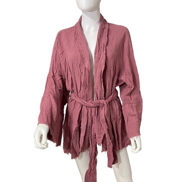 Umgee Pink Mauve Belted Long Sleeve Cardigan
New - Picture 3 of 6